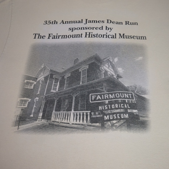 35th Annual James Dean Run 2014 Tee Mens XL Double Sided Graphic Print Shirt - Picture 6 of 12